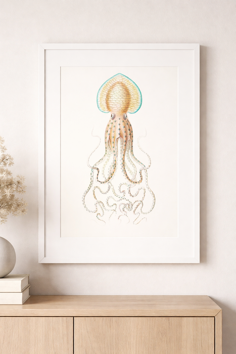 Vintage Octopus 3 Art Print (A1)