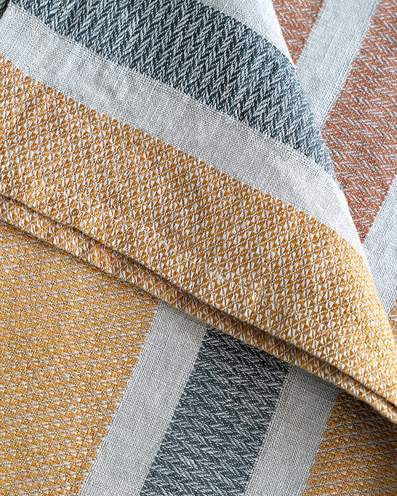 Mungo Linen Flax Towel (Amber)