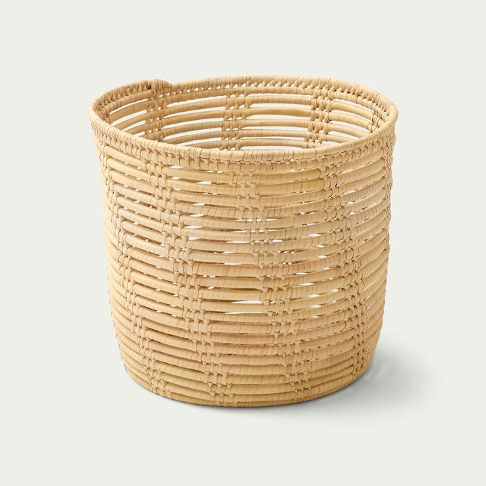 Natural Woven Planter Basket Large