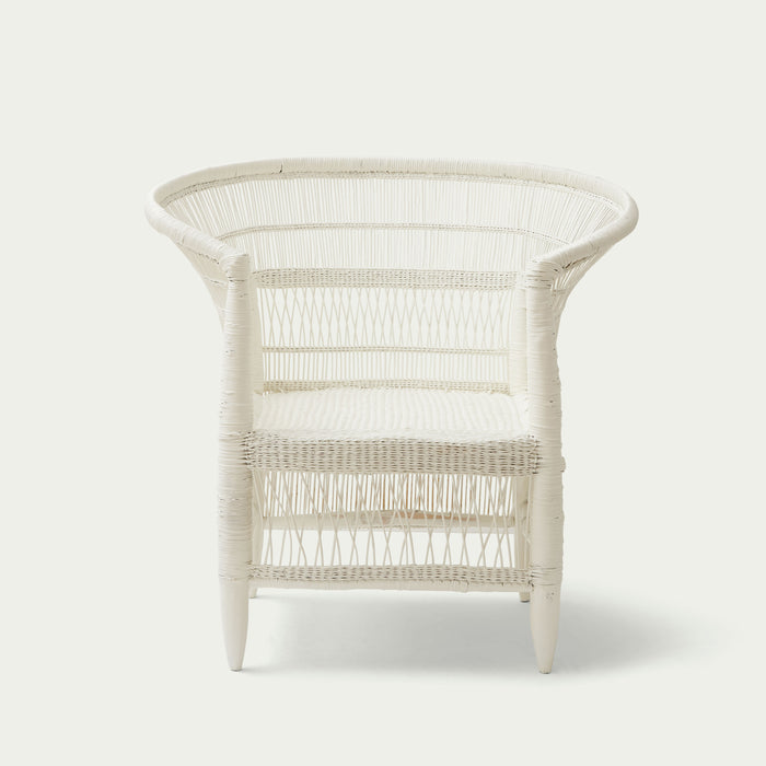 White Malawi Single Seater Chair