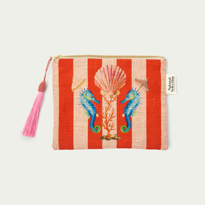 Natural Selection Clifton Seahorse Make-up Pouch
