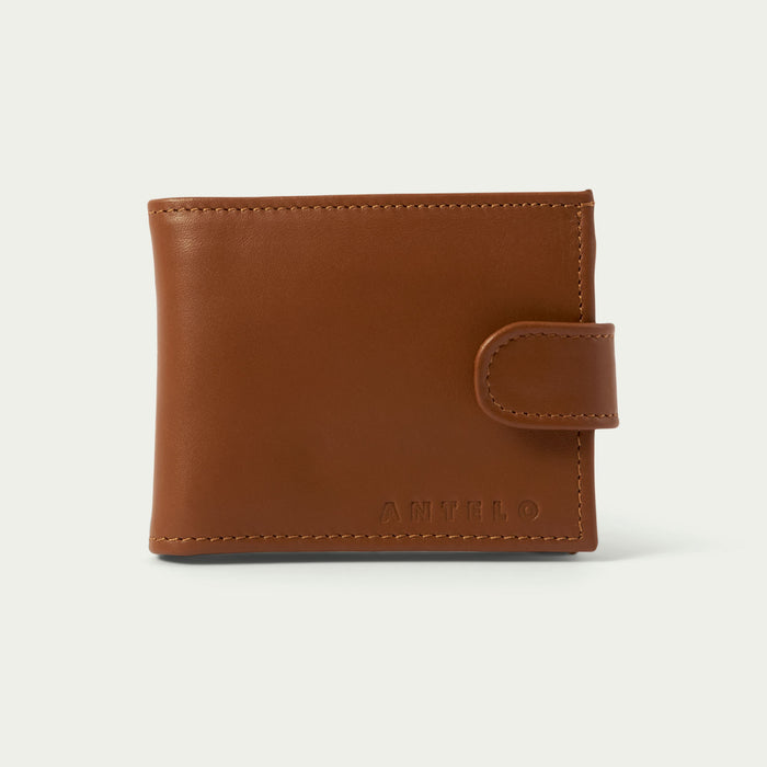Mens Tan Leather Wallet