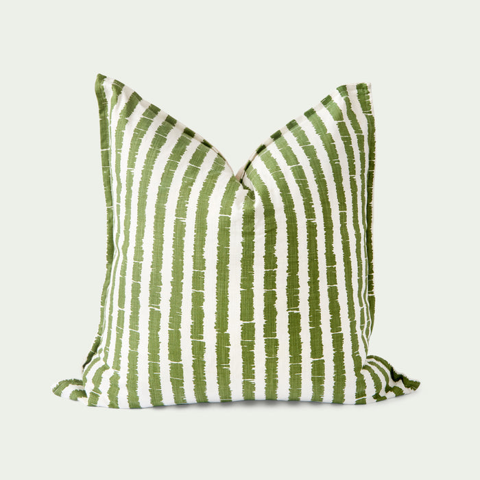 Olive Zipline Scatter Cushion Cover
