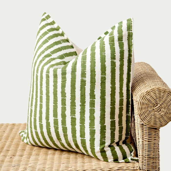 Olive Zipline Scatter Cushion Cover