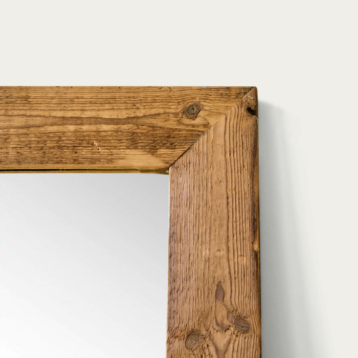 Large Wooden Frame Mirror