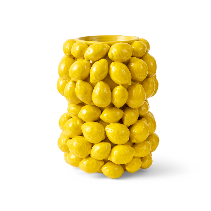 Lemon Ceramic Vase