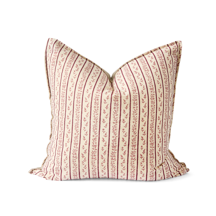Juniper Stripe Raspberry Scatter Cover