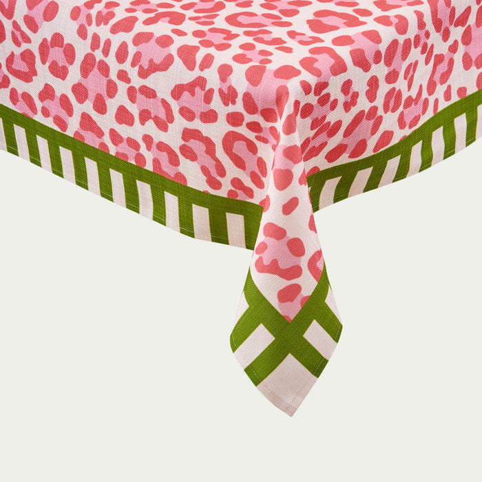 Large Tablecloth Pink Animal