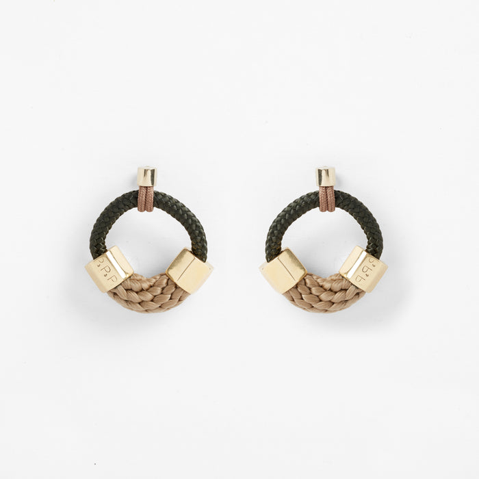 Pichulik Ithaca Earrings Beige Olive